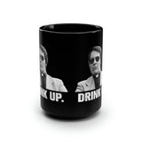 Jim Jones Drink Up 15oz Black Mug Mug Printify 