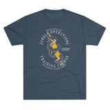 Jungle Operations Training Course Triblend Athletic Shirt T-Shirt Printify Tri-Blend Indigo S 
