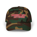 Krasnovia Veteran – Military Retro Embroidered Tactical Hat Hats Printify One size Green Camo 