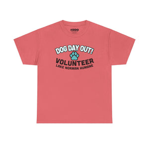 Lake Norman Humane Dog Day Out Sampler - Unisex Heavy Cotton Tee T-Shirt Printify Coral Silk S 