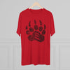 Liberator Distressed Single Color Triblend Athletic Shirt T-Shirt Printify 