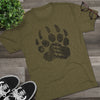 Liberator Distressed Single Color Triblend Athletic Shirt T-Shirt Printify 