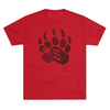 Liberator Distressed Single Color Triblend Athletic Shirt T-Shirt Printify Tri-Blend Vintage Red S 