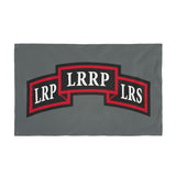 LRP LRRP LRS Scroll Insignia Double-Sided Flag - 36 x 60 Home Decor Printify 36'' × 60'' 