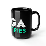 LUGA Industries 15oz Black Mug Mug Printify 15oz 