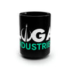 LUGA Industries 15oz Black Mug Mug Printify 
