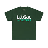 LUGA Industries - Unisex Heavy Cotton Tee T-Shirt Printify Forest Green S 
