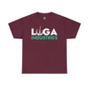 LUGA Industries - Unisex Heavy Cotton Tee T-Shirt Printify Maroon S 