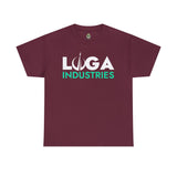 LUGA Industries - Unisex Heavy Cotton Tee T-Shirt Printify Maroon S 