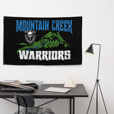 Mountain Creek Warriors Black Indoor Flag Wall Art American Marauder 