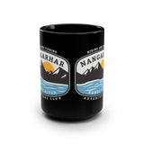 Nangarhar Hiking and Fishing Adventure Club 15oz Black Mug Mug Printify 15oz 