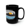 Nangarhar Hiking and Fishing Adventure Club 15oz Black Mug Mug Printify 