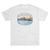 Nangarhar Hiking and Fishing Adventure Club Triblend Athletic Shirt T-Shirt Printify Tri-Blend Heather White S 