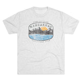 Nangarhar Hiking and Fishing Adventure Club Triblend Athletic Shirt T-Shirt Printify Tri-Blend Heather White S 
