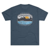 Nangarhar Hiking and Fishing Adventure Club Triblend Athletic Shirt T-Shirt Printify Tri-Blend Indigo S 