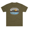 Nangarhar Hiking and Fishing Adventure Club Triblend Athletic Shirt T-Shirt Printify Tri-Blend Military Green S 
