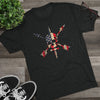Nous Defions American Flag Triblend Athletic Shirt T-Shirt Printify 