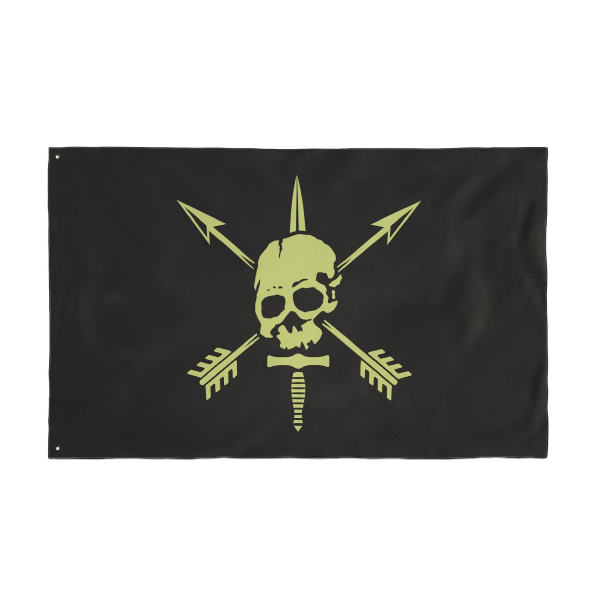 Nous Defions Bright Green Logo Double-Sided Flag - 36 x 60 – American ...