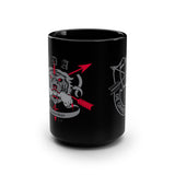 ODA 9135 No Finger DOL Insignia Black Mug Mug Printify 