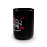 ODA 9135 No Finger Insignia Black Mug Mug Printify 