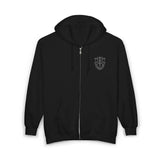 ODA 9135 No Finger Unisex Heavy Blend™ Full Zip Hooded Sweatshirt Hoodie Printify 