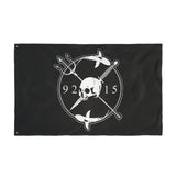 ODA 9215 BLACK EDITION Special Forces Group Double-Sided Flag - 36 x 60 Home Decor Printify 36'' × 60'' 