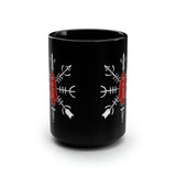 ODA 9523 Red Edition 15oz Black Mug Mug Printify 