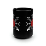 ODA 9523 Red Edition 15oz Black Mug Mug Printify 