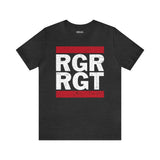 Old School 75th Ranger Regiment - Athletic Fit Team Shirt T-Shirt Printify S Dark Grey Heather 
