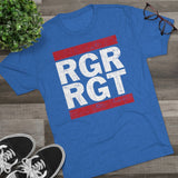 Old School 75th Ranger Regiment Triblend Athletic Shirt T-Shirt Printify 