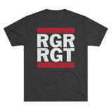 Old School 75th Ranger Regiment Triblend Athletic Shirt T-Shirt Printify M Tri-Blend Vintage Black 