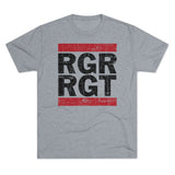 Old School 75th Ranger Regiment Triblend Athletic Shirt T-Shirt Printify S Tri-Blend Premium Heather 