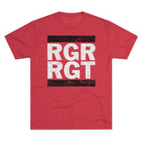 Old School 75th Ranger Regiment Triblend Athletic Shirt T-Shirt Printify S Tri-Blend Vintage Red 