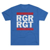 Old School 75th Ranger Regiment Triblend Athletic Shirt T-Shirt Printify S Tri-Blend Vintage Royal 