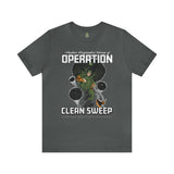 Operation Clean Sweep Fort Bragg - Athletic Fit Team Shirt T-Shirt Printify M Asphalt 