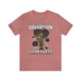 Operation Clean Sweep Fort Bragg - Athletic Fit Team Shirt T-Shirt Printify M Heather Mauve 