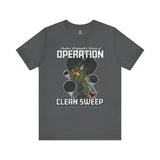 Operation Clean Sweep Fort Bragg - Athletic Fit Team Shirt T-Shirt Printify S Asphalt 