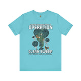 Operation Clean Sweep Fort Bragg - Athletic Fit Team Shirt T-Shirt Printify S Turquoise 