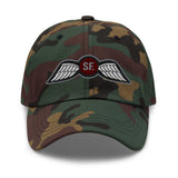 OSS Jedburgh Wings Embroidered Hat Hat American Marauder Green Camo 
