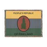 People's Republic of Pineland Woven Blanket Home Decor Printify Artwork 52'' × 37'' 