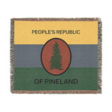 People's Republic of Pineland Woven Blanket Home Decor Printify Artwork 60" × 50" 