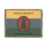 People's Republic of Pineland Woven Blanket Home Decor Printify Artwork 80" × 60" 