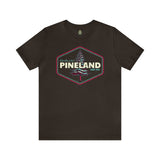 Pineland a Great Place to Visit - Athletic Fit Team Shirt T-Shirt Printify S Brown 