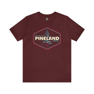 Pineland a Great Place to Visit - Athletic Fit Team Shirt T-Shirt Printify S Maroon 