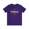 Pineland a Great Place to Visit - Athletic Fit Team Shirt T-Shirt Printify S Team Purple 