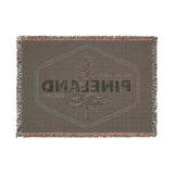 Pineland A Great Place to Visit Woven Blanket Home Decor Printify 