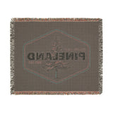 Pineland A Great Place to Visit Woven Blanket Home Decor Printify 