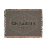 Pineland A Great Place to Visit Woven Blanket Home Decor Printify 