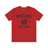 Pineland Alumni - Athletic Fit Team Shirt T-Shirt Printify Red S 