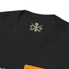 Pineland Black and Orange Logo Standard Fit Cotton Shirt T-Shirt Printify 